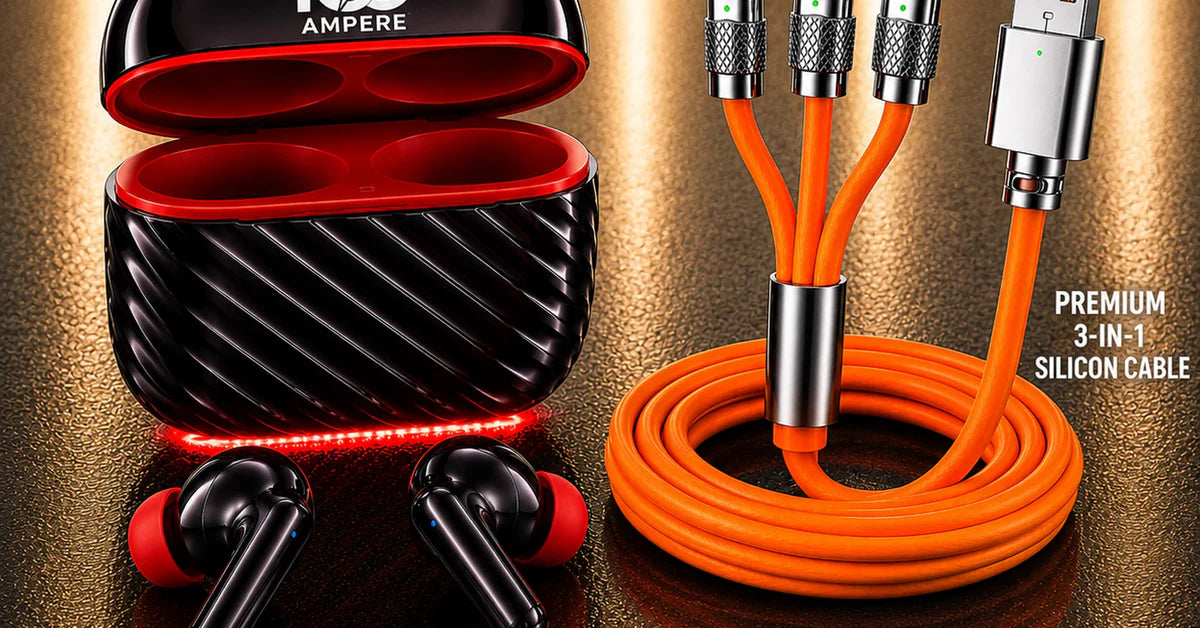 Earbuds for Online Classes at 100Ampere – Design-First, Priced Just Right
