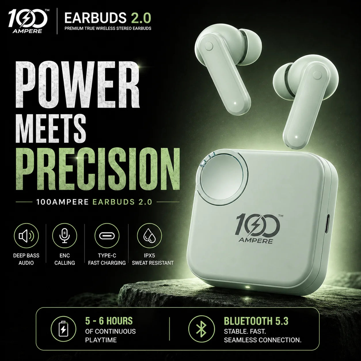 Earbuds 2.0 Sage Green