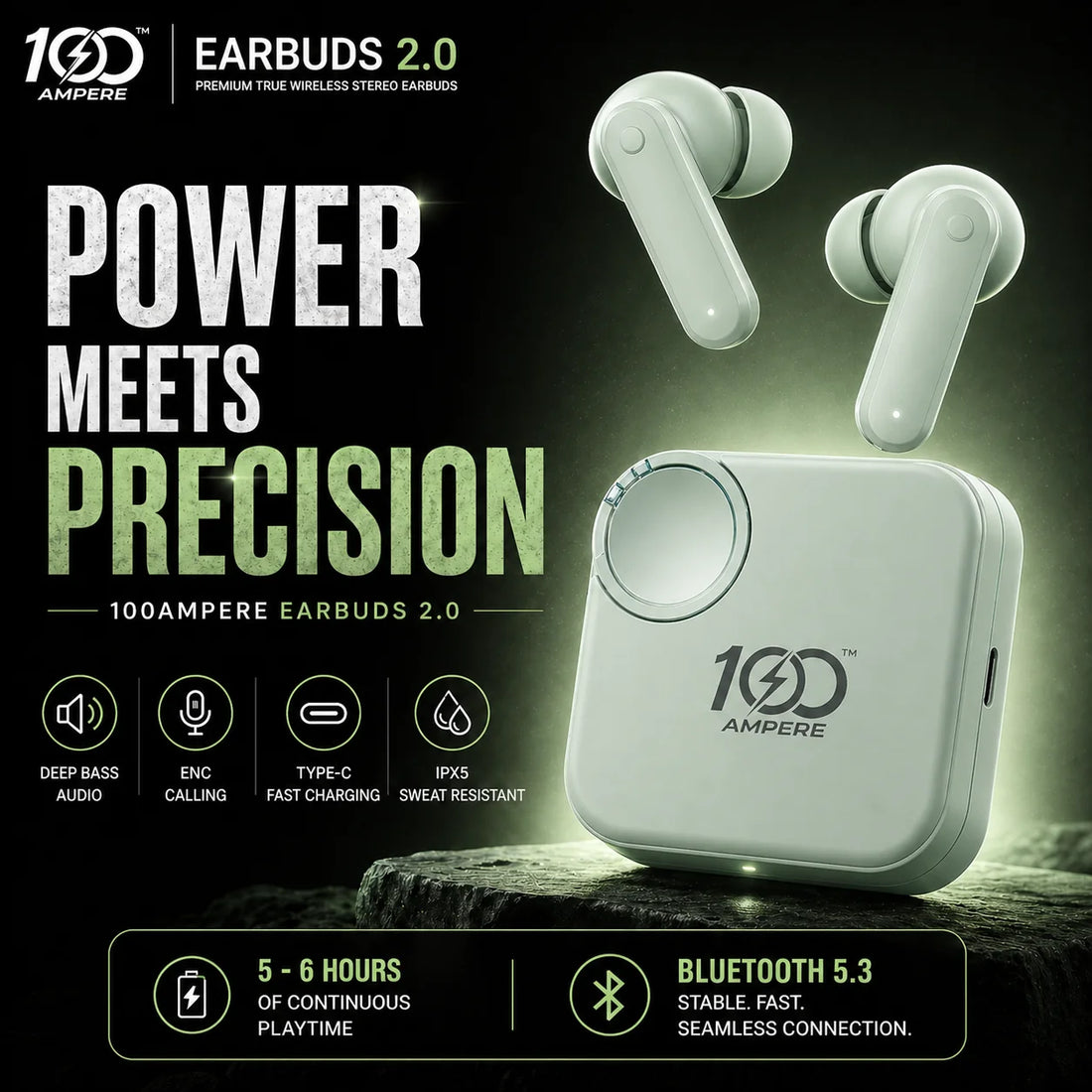 Earbuds 2.0 Sage Green