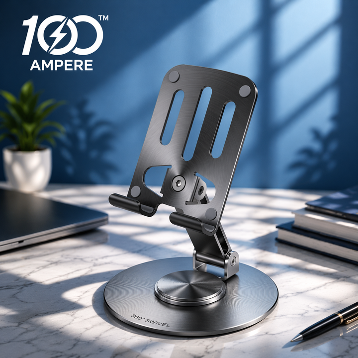 360 Degree Rotating Mobile Metal Stand