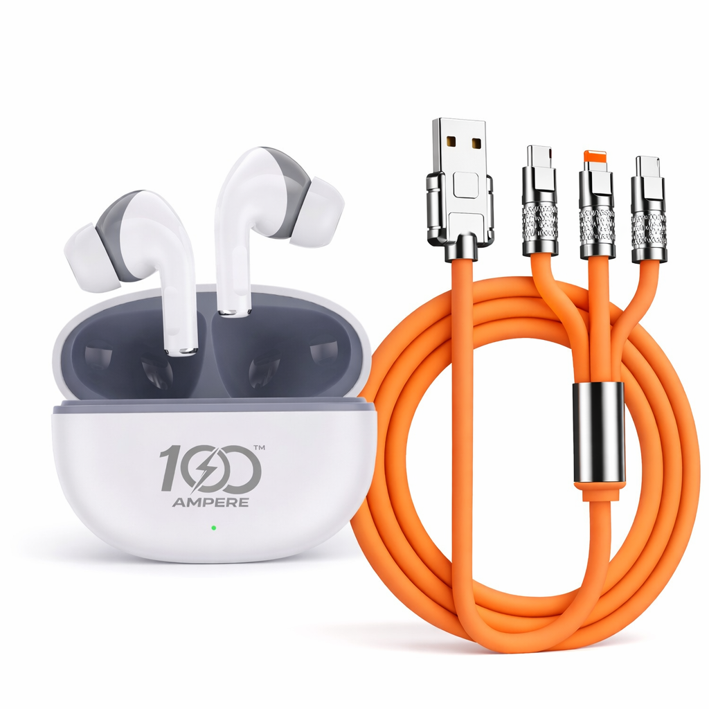 Lucky Pods with Free 3-in-1 Charging + Data Cable