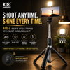 R1S-L Selfie Stick Tripod with Bluetooth Remote + Flashlight