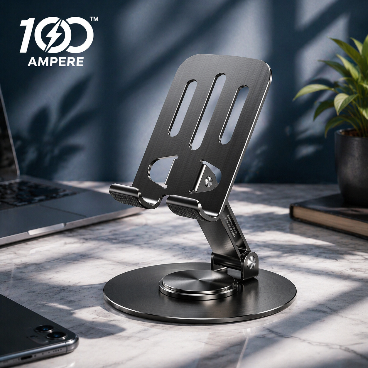 360 Degree Rotating Mobile Metal Stand