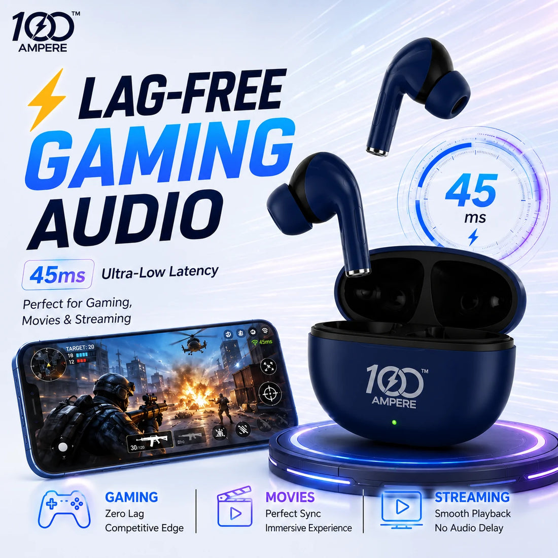 Lucky Pods Navy Blue