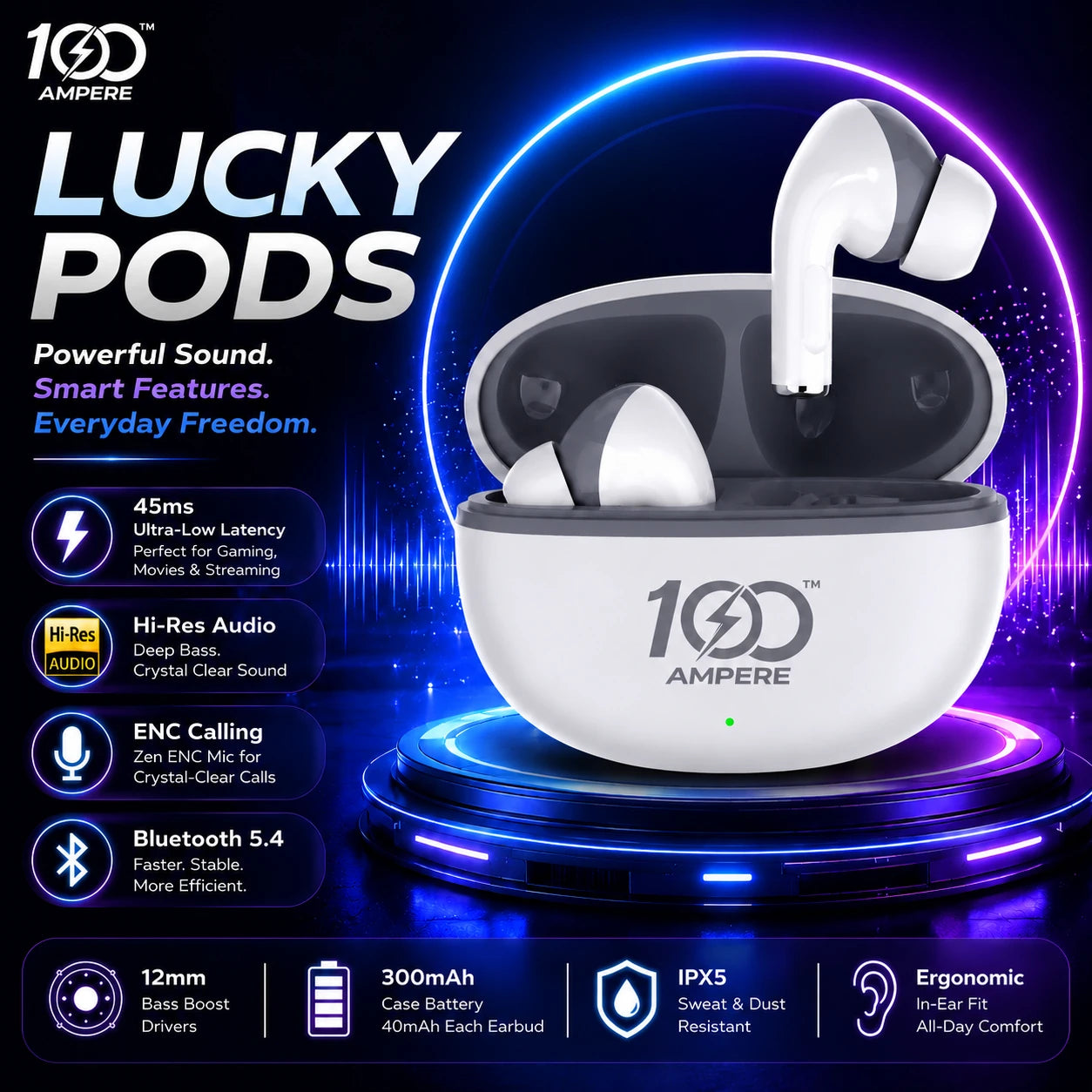 Lucky Pods White