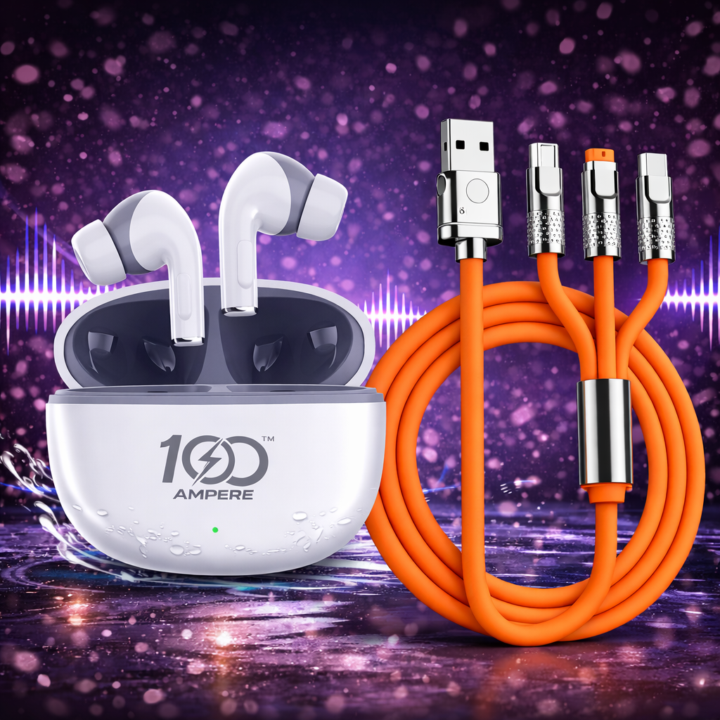 Lucky Pods with Free 3-in-1 Charging + Data Cable