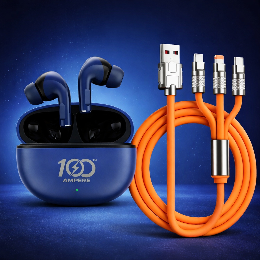 Lucky Pods with Free 3-in-1 Charging + Data Cable