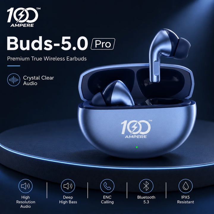 EARBUDS PRO 5.0 Metallic Blue