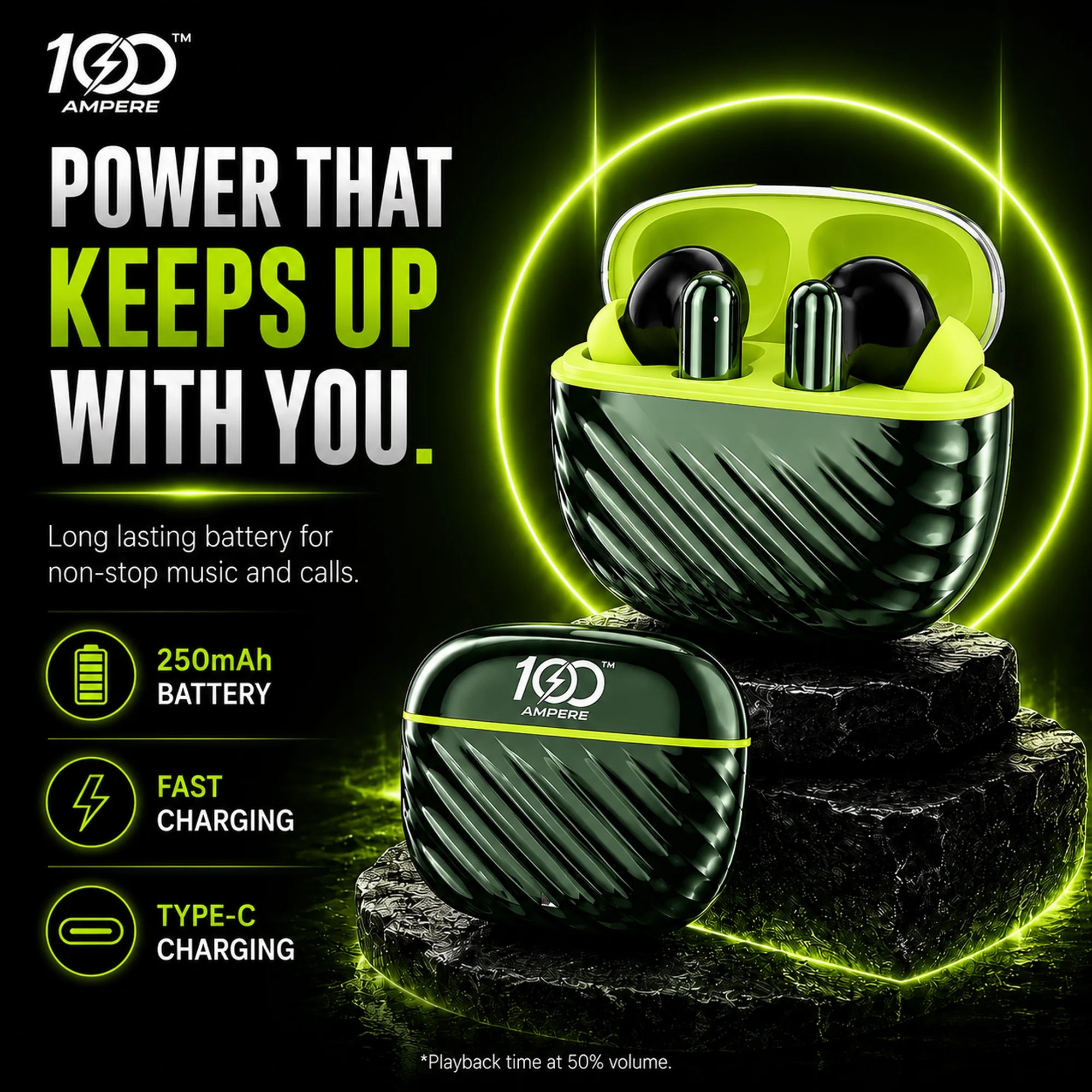 Shine101 Wave Green with 6-in-1 Charging & Utility Kit