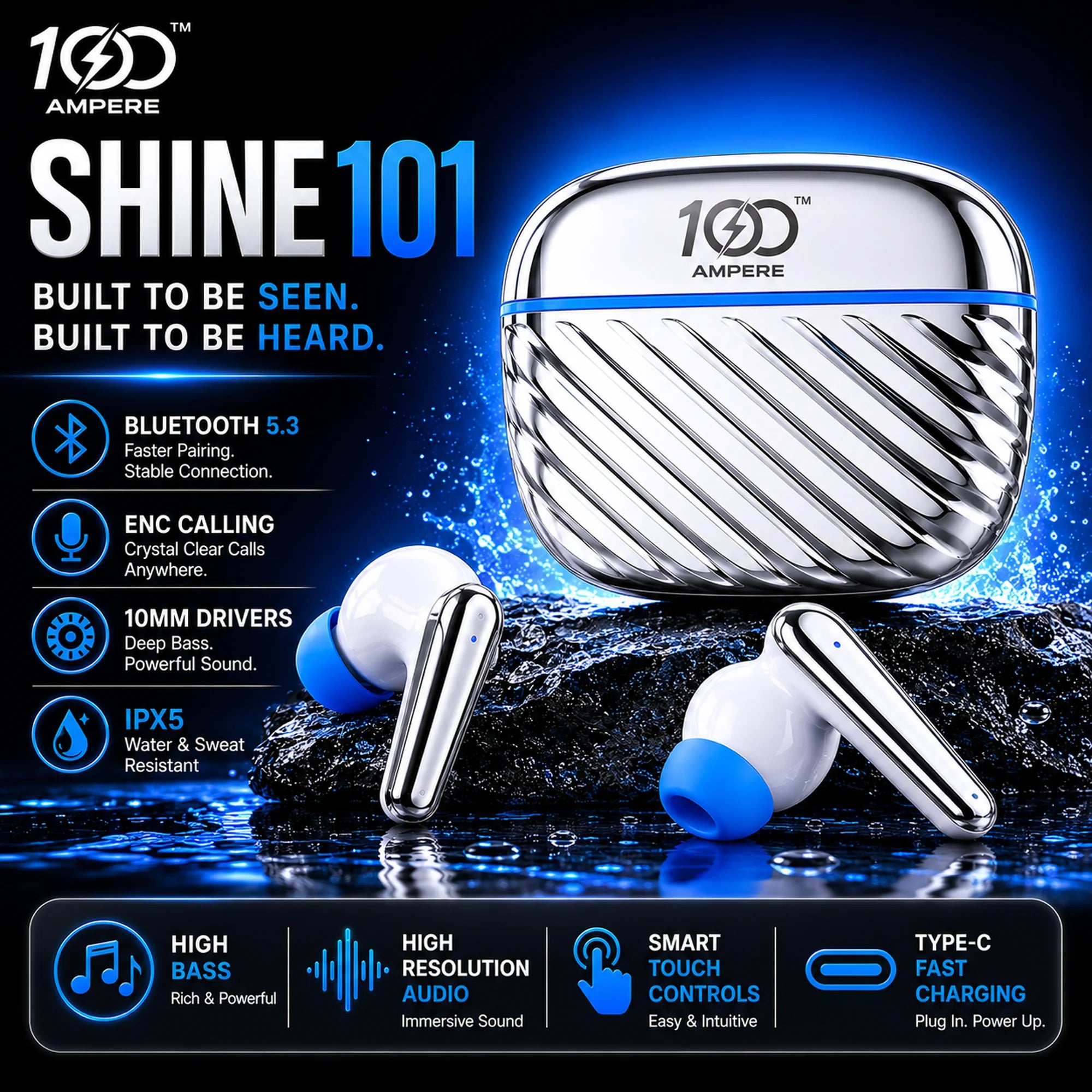 Shine101 Chrome Silver Racing Edition