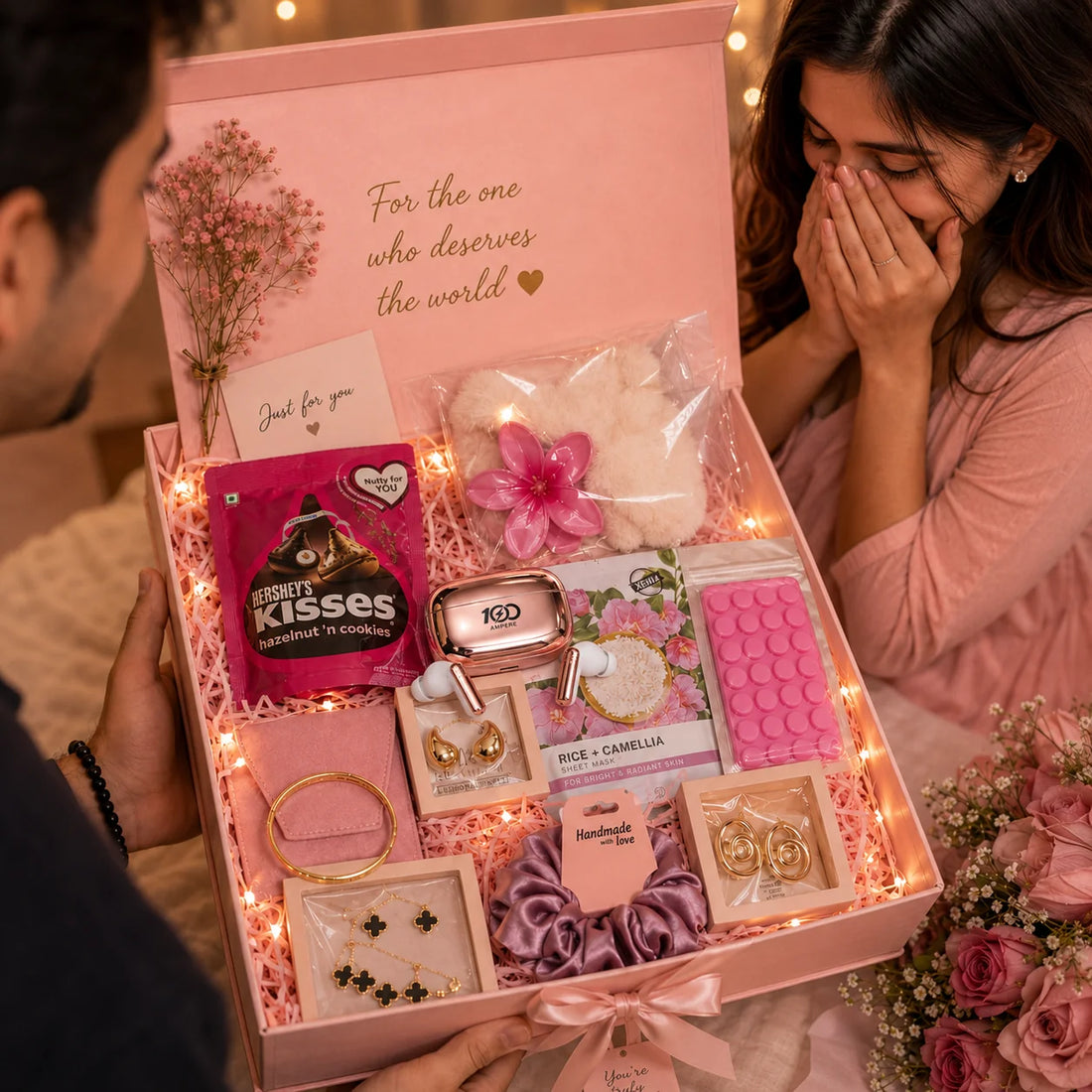 Snowy Bliss Hamper for Women - 10 Beautiful items in a box