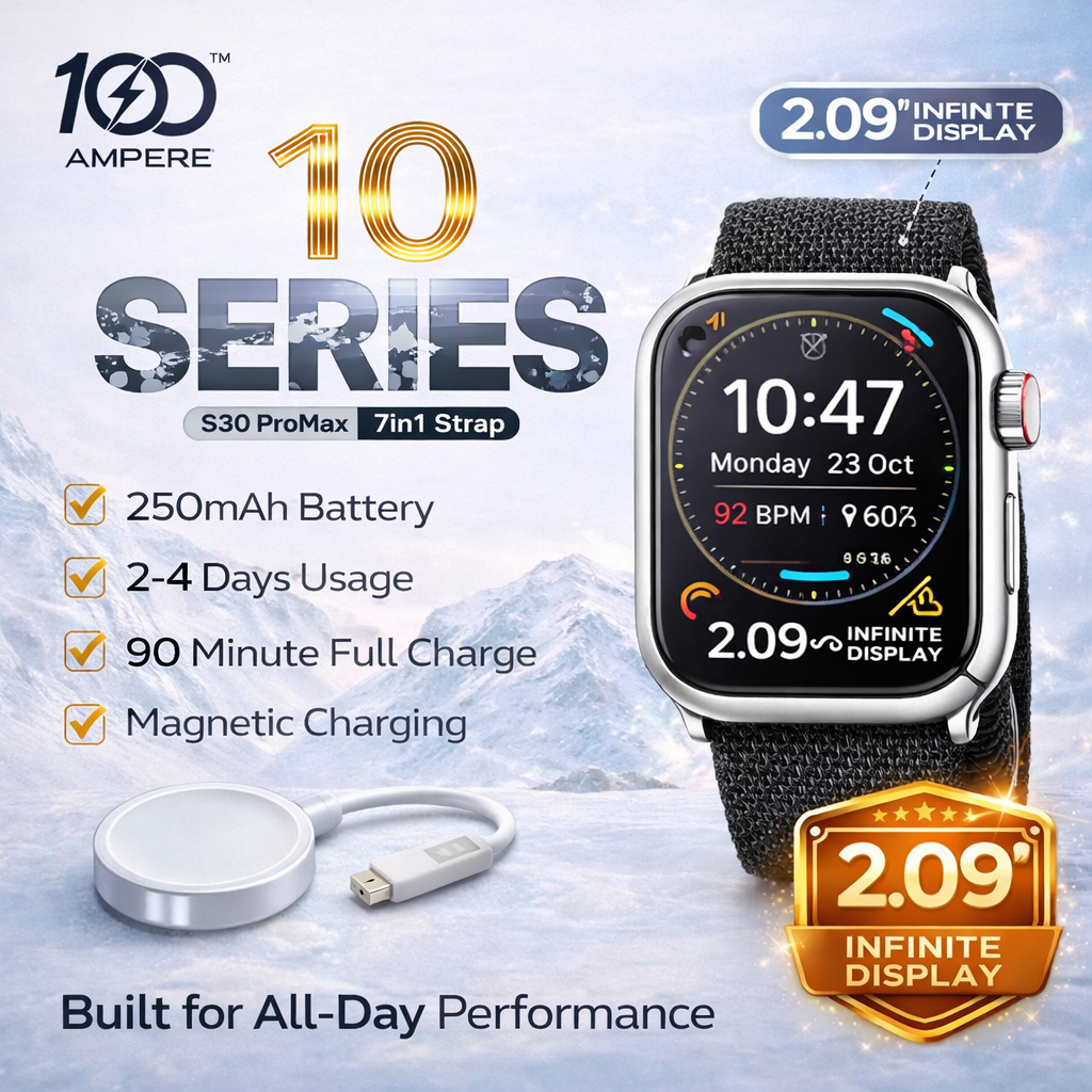 S30 ProMax Smart Watch 7-in-1 Combo