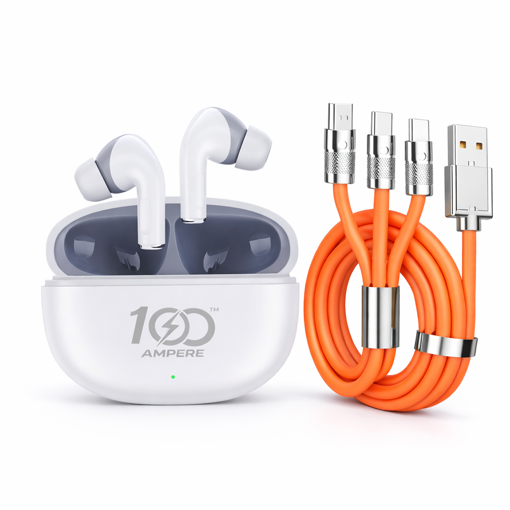 Lucky Pods with Free 3-in-1 Charging + Data Cable