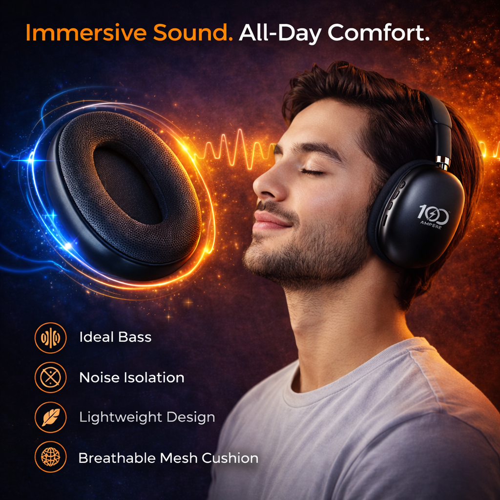 P9 Wireless Headphone & 3-in-1 Cable Combo