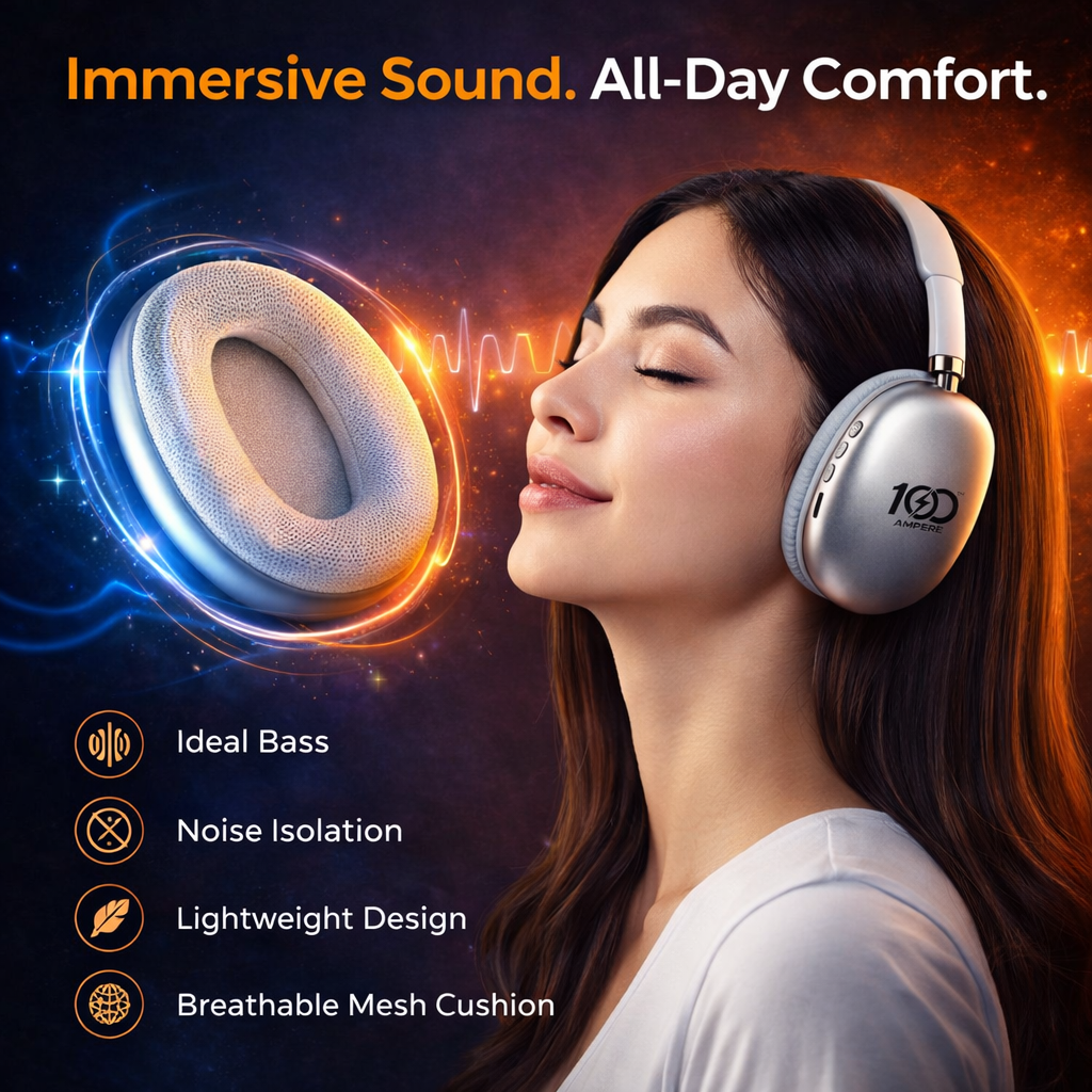 P9 Wireless Headphone & 3-in-1 Cable Combo