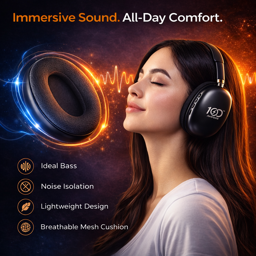 P9 Wireless Headphone & 3-in-1 Cable Combo