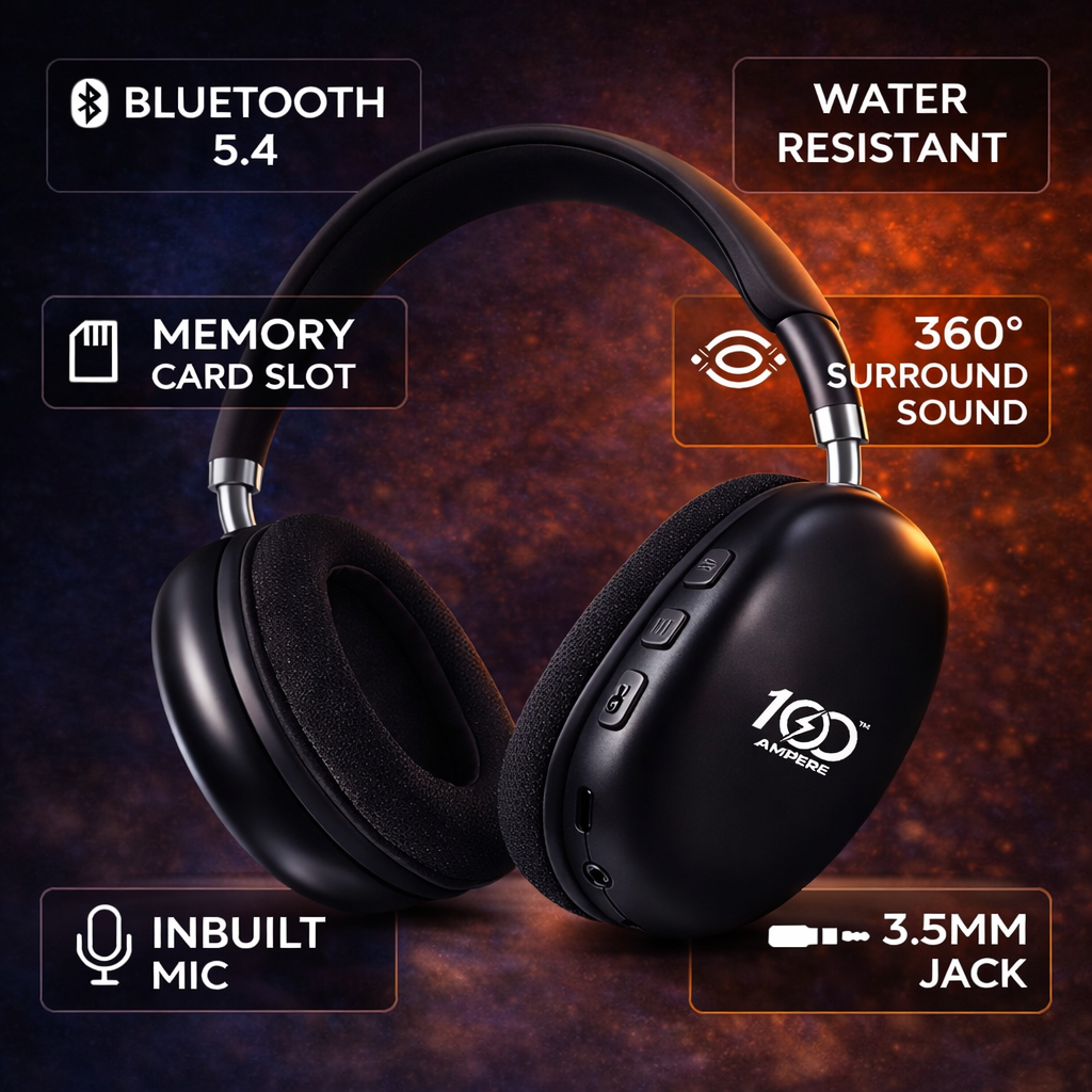 P9 Wireless Headphone & 3-in-1 Cable Combo